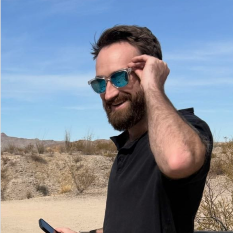 Peter Haubrich outdoors in the desert